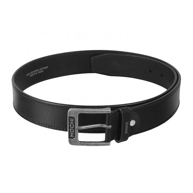 Mochi Men Black Mens Belts Pin Buckle