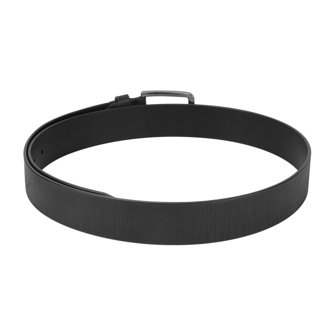 Mochi Men Black Mens Belts Pin Buckle (SKU: 195-23-11-36)
