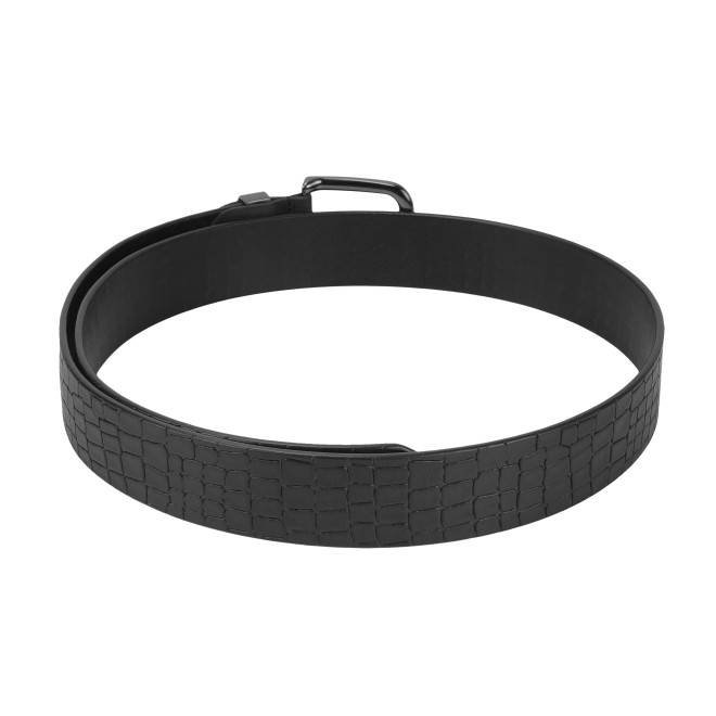 Mochi Men Black Mens Belts Pin Buckle (SKU: 195-30-11-36)