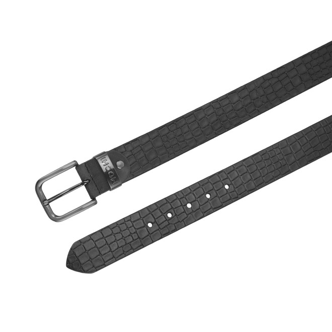 Mochi Men Black Mens Belts Pin Buckle (SKU: 195-30-11-36)