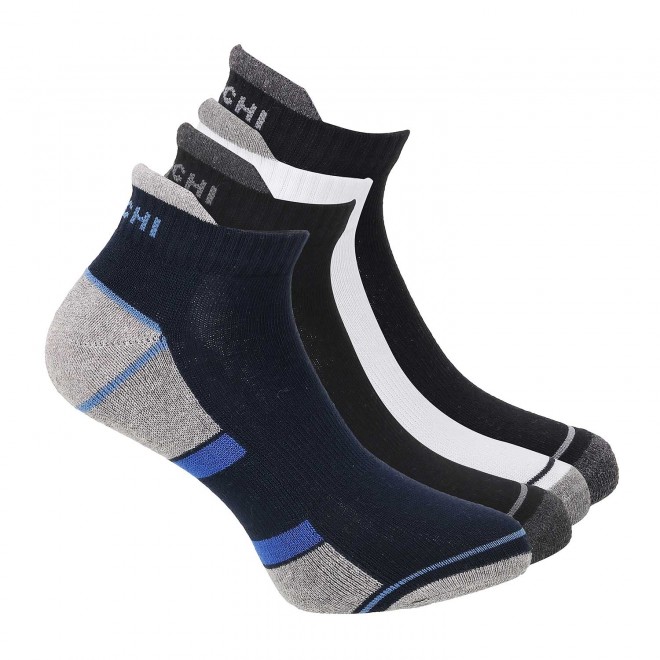 Mochi Men Assorted Ankle Length Socks Pack of 3