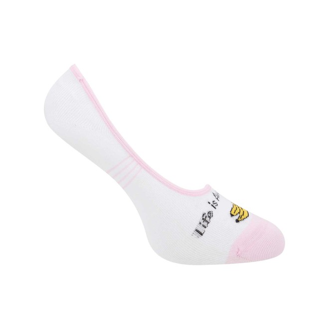 Mochi Women Light Pink Loafer Socks