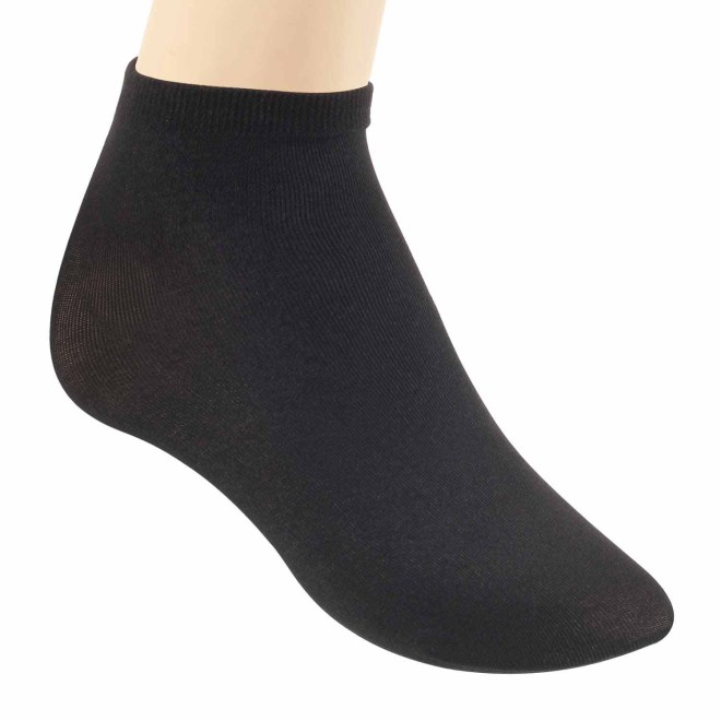 Mochi Men Black Ankle Length Socks