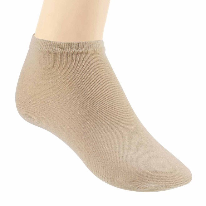 Mochi Men Beige Ankle Length Socks