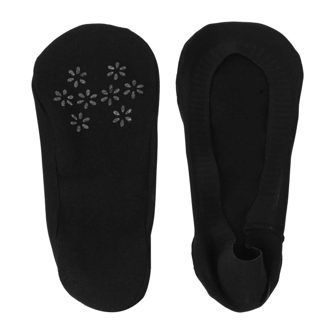 Mochi Women Black Loafer Socks