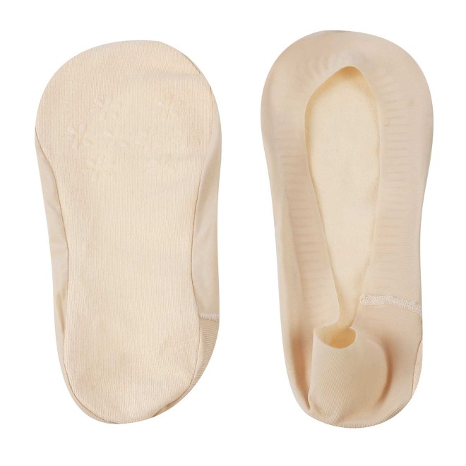 Mochi Women Beige Loafer Socks