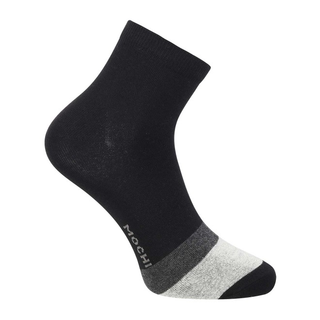 Mochi Men Black Socks Half Length (SKU: 20-7985-11-10)