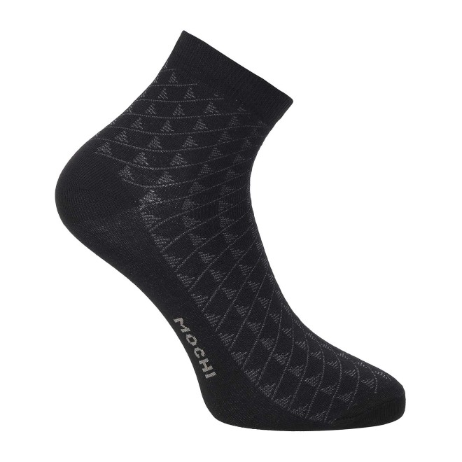 Men Black Socks Half Length