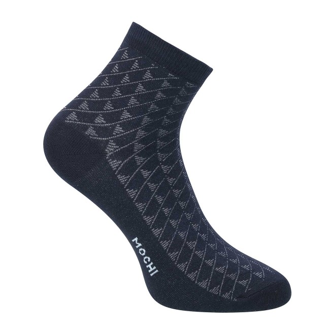 Mochi Men Navy-Blue Socks Half Length