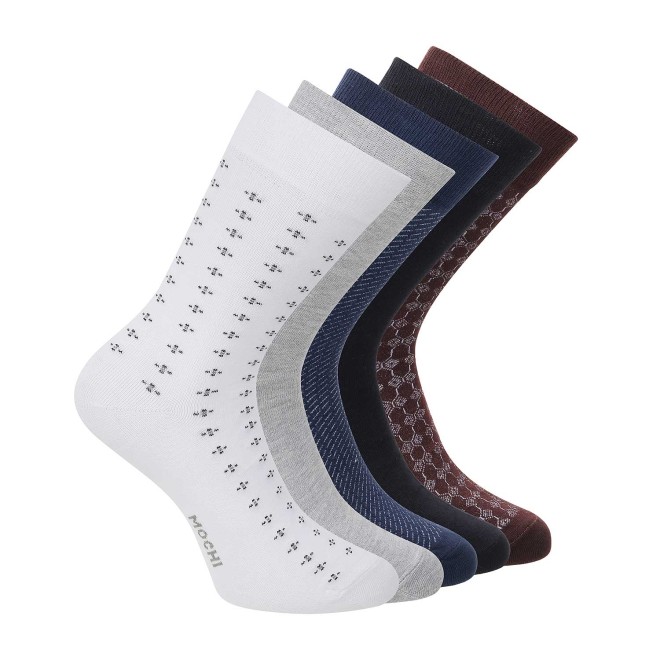 Mochi Men Assorted Full Length Socks Pack of 5