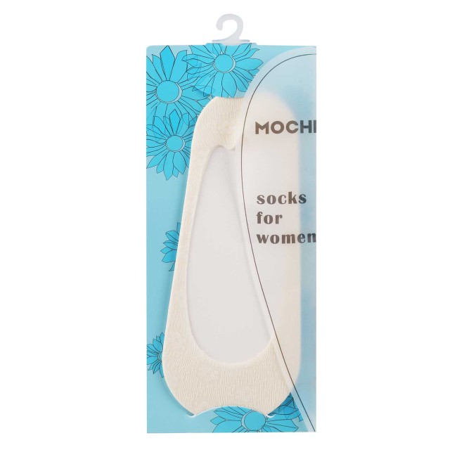 Mochi Women Off-White Loafer Socks (SKU: 20-8296-66-10)