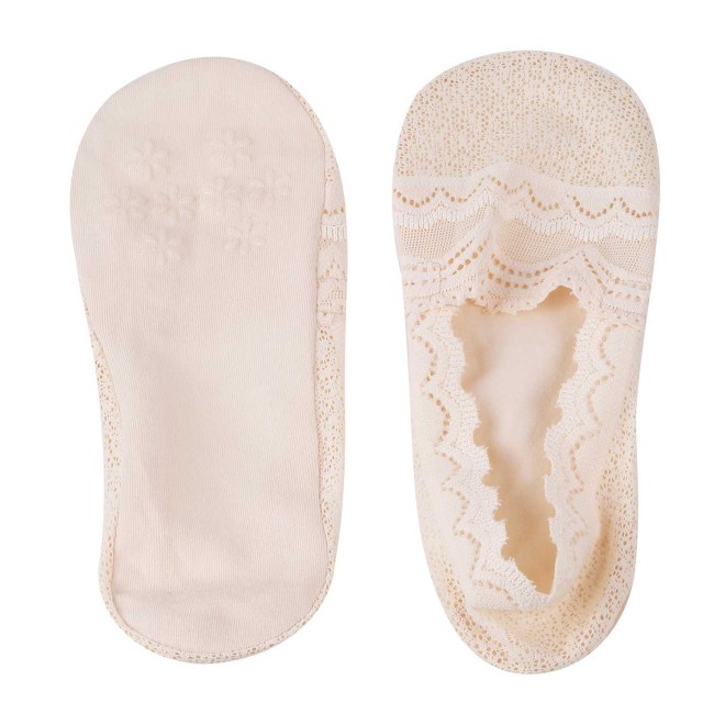 Mochi Women Beige Loafer Socks