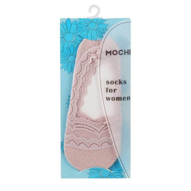 Mochi Women Light Pink Loafer Socks (SKU: 20-8297-78-10)