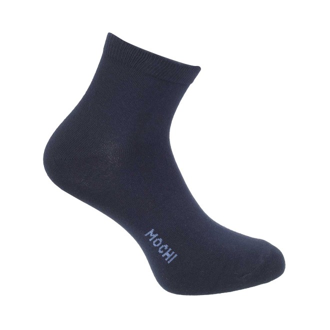 Mochi Men Navy-Blue Socks Half Length