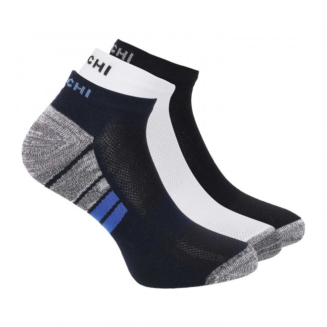 Mochi Men Assorted Ankle Length Socks Pack of 3