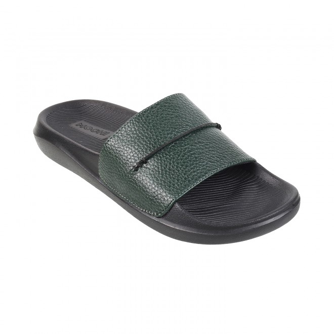 Mochi Men Green Casual Slippers (SKU: 207-29-21-40)