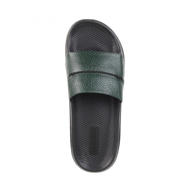 Mochi Men Green Casual Slippers (SKU: 207-29-21-40)