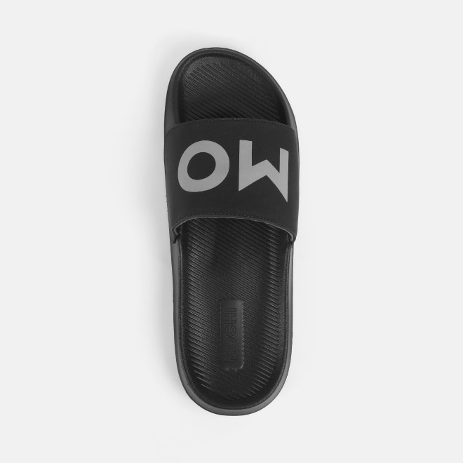 Mochi Men Black Casual Slippers (SKU: 207-60-11-40) Mochi Men Black Casual Slippers (SKU: 207-60-11-40)