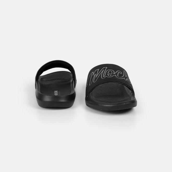 Mochi Men Black Casual Slippers (SKU: 207-68-11-40) Mochi Men Black Casual Slippers (SKU: 207-68-11-40)