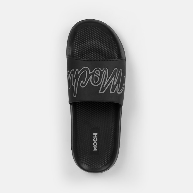 Mochi Men Black Casual Slippers (SKU: 207-68-11-40) Mochi Men Black Casual Slippers (SKU: 207-68-11-40)