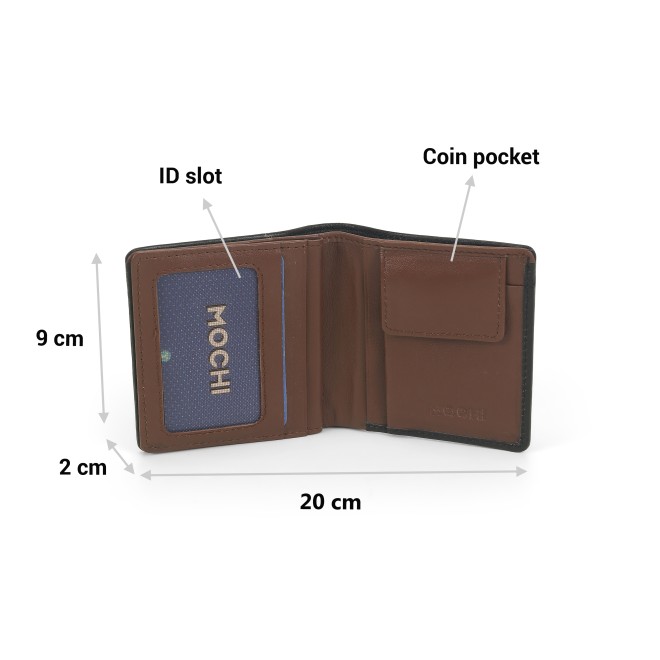 Mochi Men Black Formal Bi - Fold Wallet (SKU: 21-52-11-10)