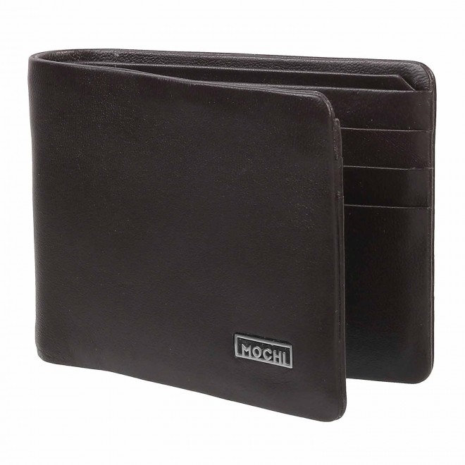 Mochi Men Brown Wallets Bifold (SKU: 21-6607-12-10)