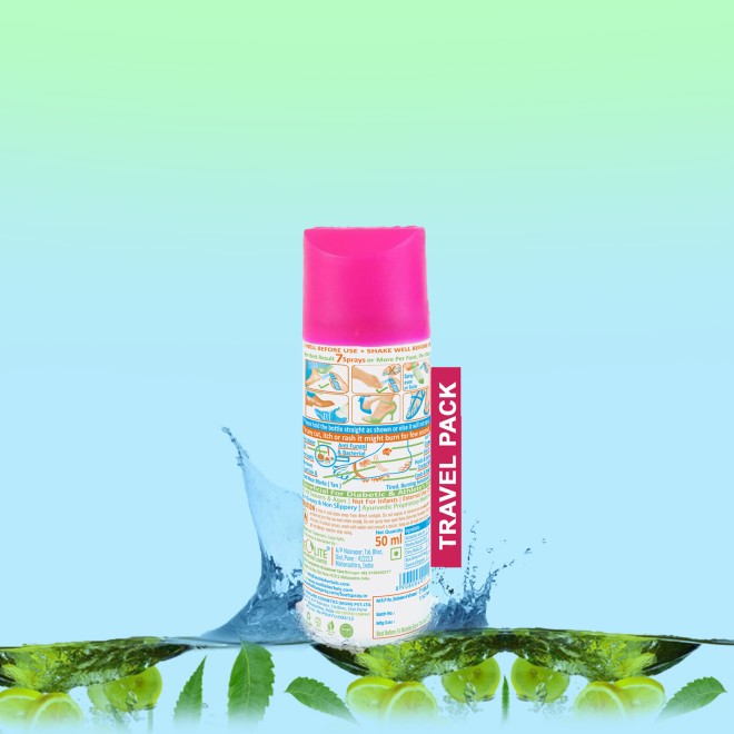 Zeolite Unisex Foot Spray (Small Bottle) 50ml (SKU: 219-11076-30-10)