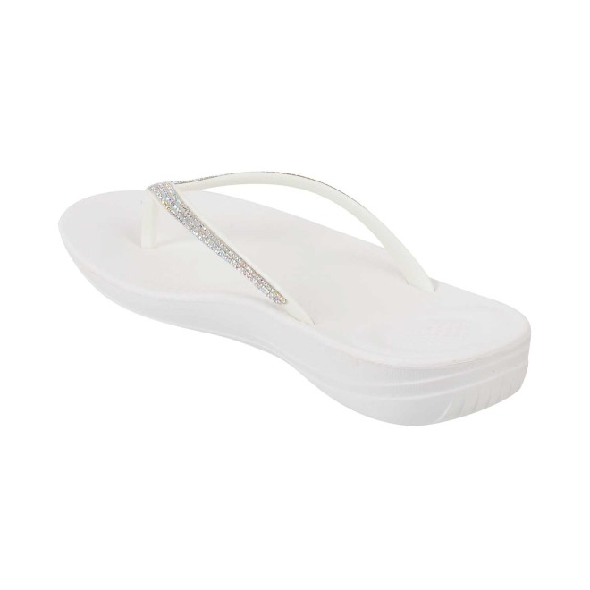 FitFlop Women White Casual Slippers (SKU: 228-112-16-3)