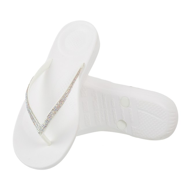 FitFlop Women White Casual Slippers (SKU: 228-112-16-3)