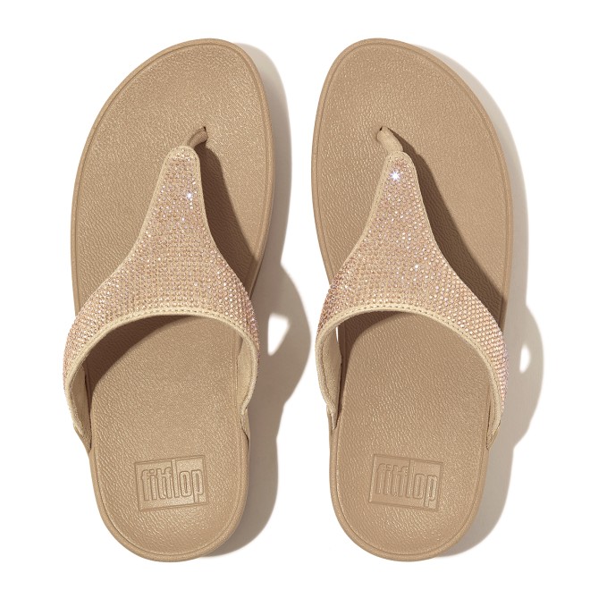 Fitflop Lulu Crystal Embellished Toe-Post Sandals (SKU: 228-208-20-4)