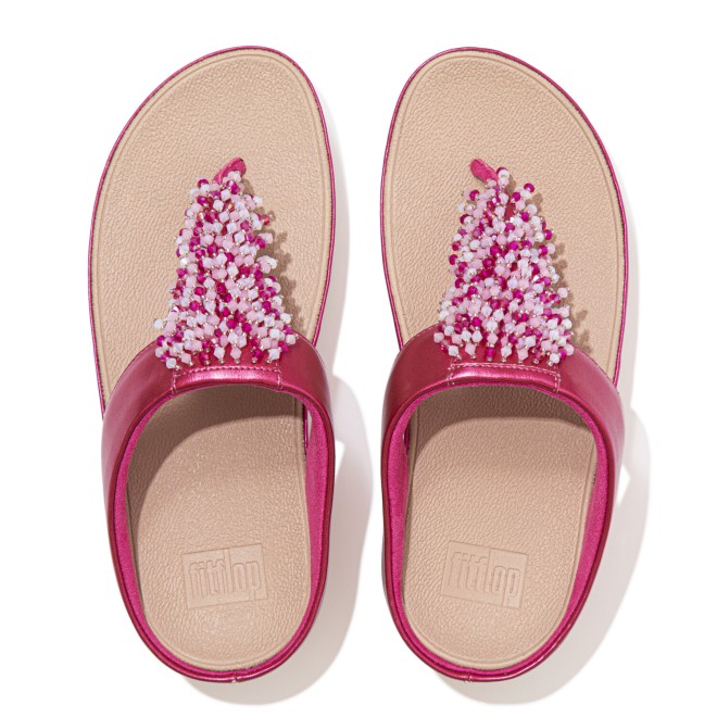 Fitflop Rumba Beaded Toe-Post Sandals (SKU: 228-251-88-4)