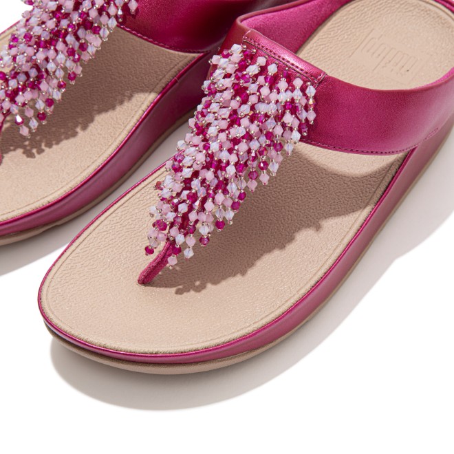 Fitflop Rumba Beaded Toe-Post Sandals (SKU: 228-251-88-4)