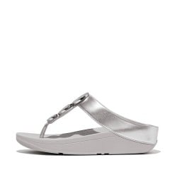 Fitflop Halo Bead-Circle Metallic Toe-Post Sandals