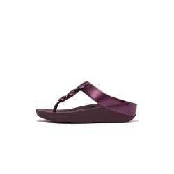 Fitflop Halo Bead-Circle Metallic Toe-Post Sandals