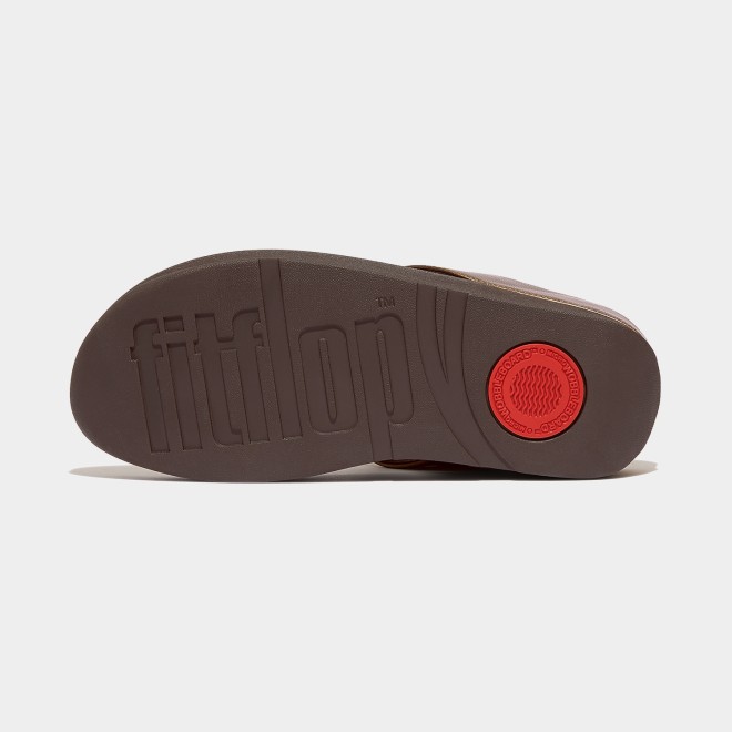 Fitflop Halo Bead-Circle Metallic Toe-Post Sandals (SKU: 228-367-46-3)