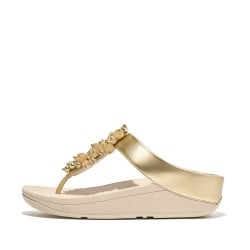 Fitflop Fino Bauble-Bead Toe-Post Sandals