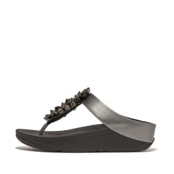 Fitflop Fino Bauble-Bead Toe-Post Sandals