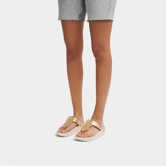 Fitflop Fino Bauble-Bead Toe-Post Sandals (SKU: 228-382-51-3)