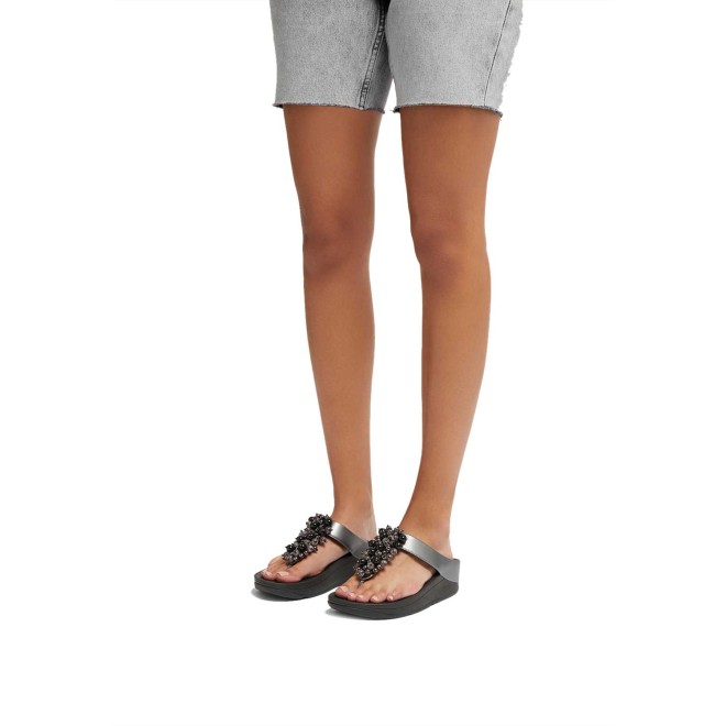 Fitflop Fino Bauble-Bead Toe-Post Sandals (SKU: 228-382-94-3)