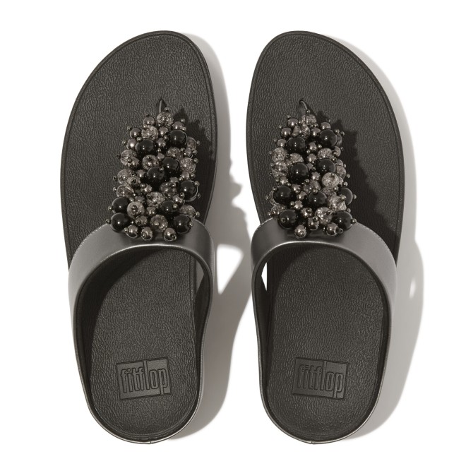 Fitflop Fino Bauble-Bead Toe-Post Sandals (SKU: 228-382-94-3)