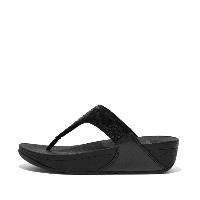 Fitflop Lulu Sequined Toe-Post Sandals