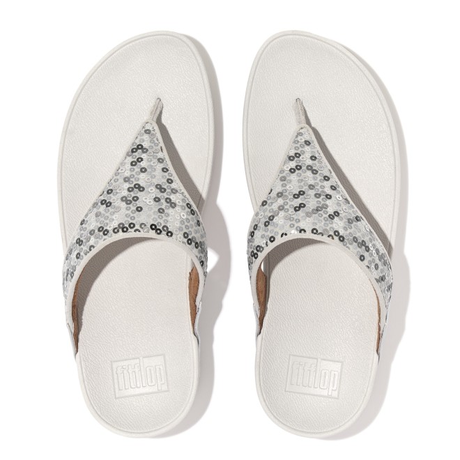 Fitflop Lulu Sequined Toe-Post Sandals (SKU: 228-401-27-3)