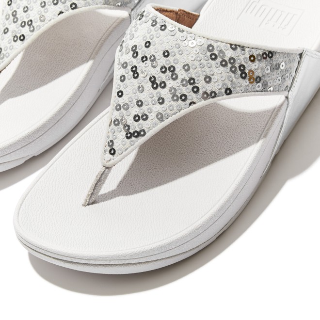 Fitflop Lulu Sequined Toe-Post Sandals (SKU: 228-401-27-3)