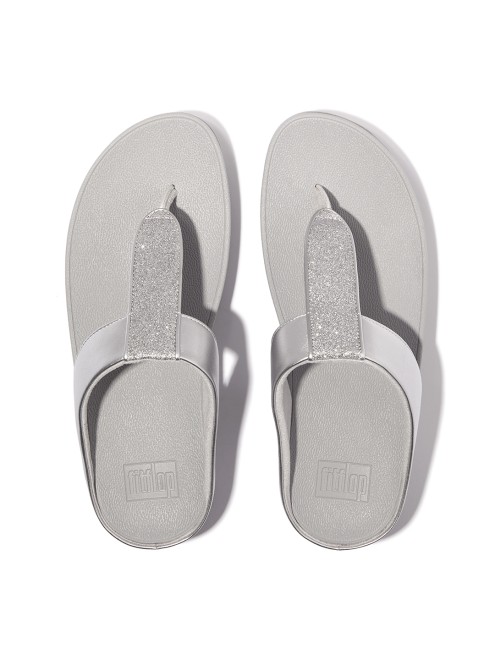 Fitflop Fino Glitterdust  Metallic Toe-Post Sandals (SKU: 228-402-27-6)
