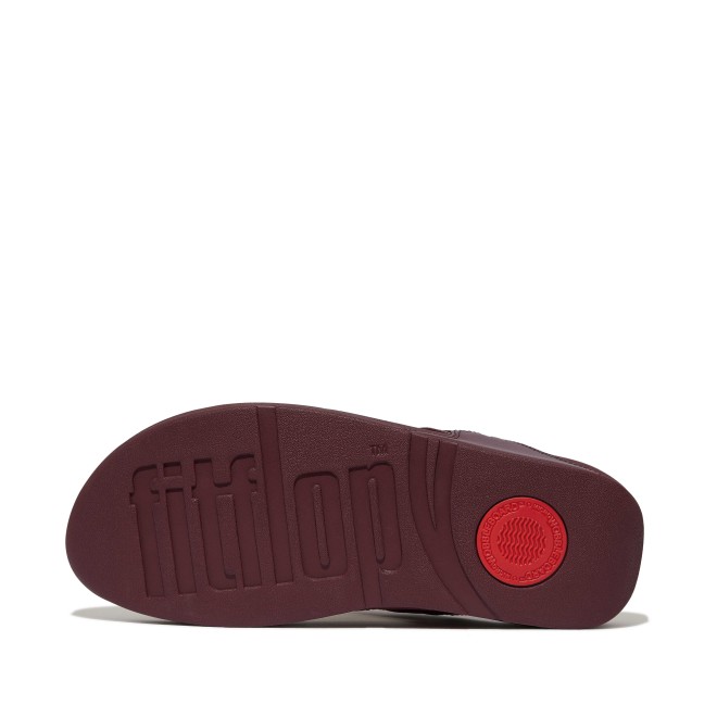 Fitflop Lulu Chunky-Snaffle Leather Toe-Post Sandals (SKU: 228-407-44-3)