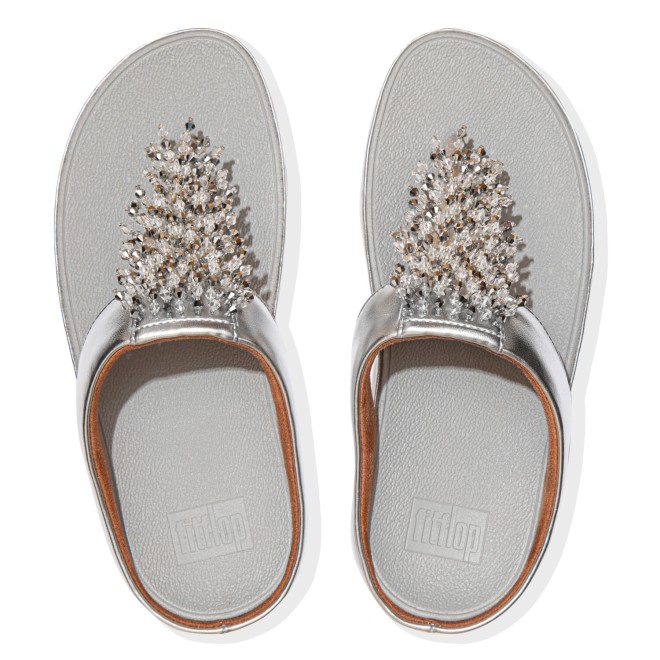 Fitflop Rumba Beaded Toe-Post Sandals (SKU: 228-408-27-3)