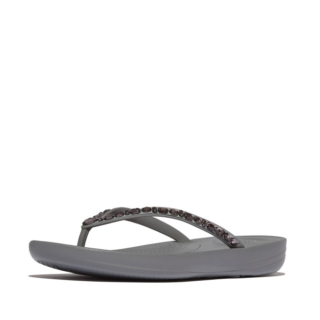 Fitflop Iqushion Multi-Crystal Ergonomic Flip-Flops (SKU: 228-414-14-3)