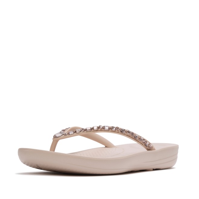Fitflop Iqushion Multi-Crystal Ergonomic Flip-Flops (SKU: 228-414-78-3)