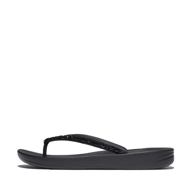 Fitflop Iqushion Multi-Crystal Ergonomic Flip-Flops