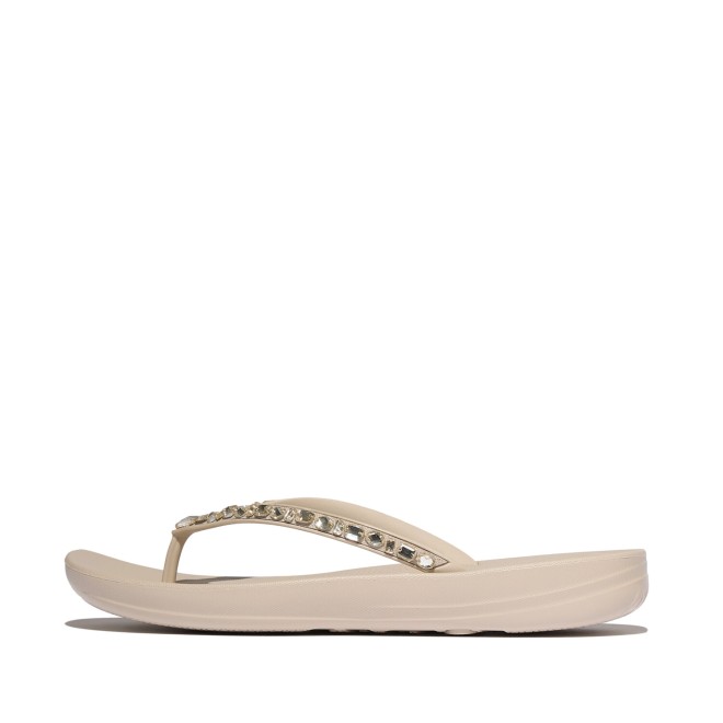 Fitflop Iqushion Multi-Crystal Ergonomic Flip-Flops